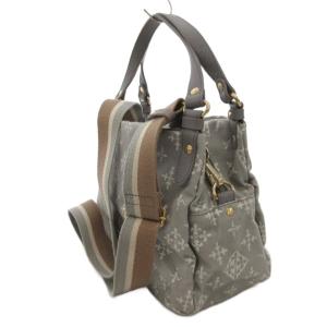 russet MINI TOTE BAG カラーハンドルミニトートバッグ ショルダー 2WAY キャンバス ライトグレー