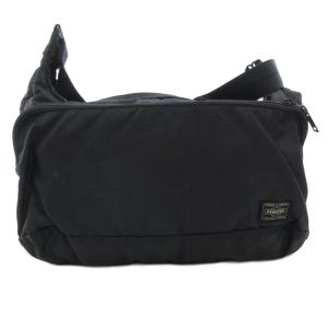 FLASH フラッシュ ショルダーバッグ クロスボディ 斜め掛け ナイロン ロゴ 689-05938 黒
