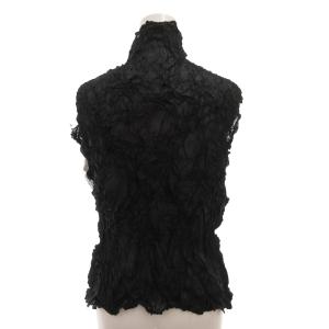 ISSEY MIYAKE ホワイトレーベル カットソー ワッシャー加工 バラモチーフ 2 ホワイト