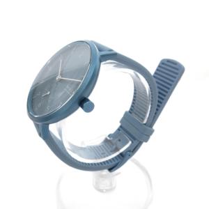 SKAGEN 腕時計 2点セット まとめ アナログ スモセコ クォーツ ラバーバンド ステンレスバンド ブルー ホワイト