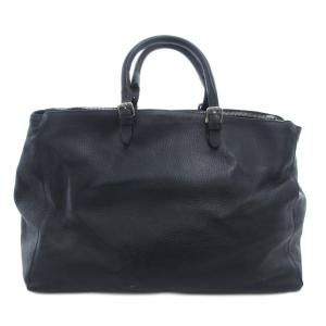 ハンドバッグ ビジネス 肩掛け レザー 紺 ネイビー /GV