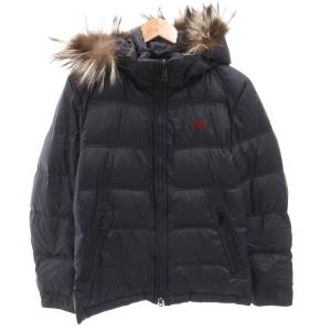 ダウンジャケット シルバーフォックスファー ネイビー