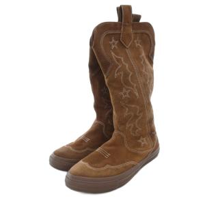 ALL STAR WESTERNBOOTS ウエスタンブーツ ロング スエード レザー 30 茶 ブラウン