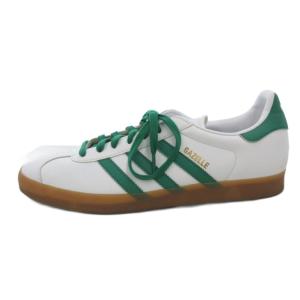 GAZELLE スニーカー シューズ ローカット 29 ホワイト グリーン IH2216 /FF