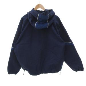X-LARGE HOODED TRACK JACKET ジャケット ブルゾン ロゴ XL 紺 ネイビー /FF