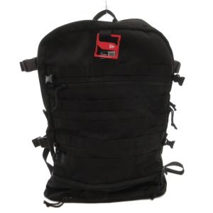 クラブパック リュックサック バックパック ロゴ刺繍 ナイロン 黒 ブラック /FF