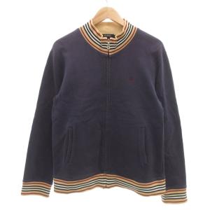 スウェット トラックジャケット リブライン フルジップ 2 ネイビー /UO