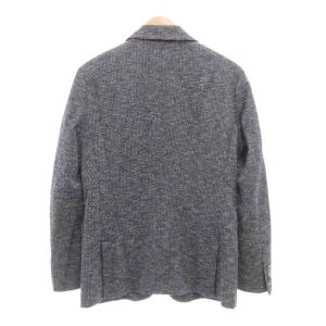 EPOCA UOMO テーラードジャケット コットンウール ツイード 2B 48 ネイビー /UO