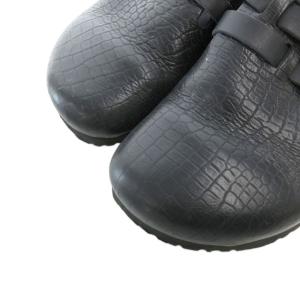 BIRKENSTOCK TATAMI ボストン エクスクイジット サンダル クロコ型押し 41 黒 ブラック /FF