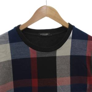 BLACK LABEL CRESTBRIDGE Tシャツ 半袖 チェック L 黒 ブラック /FF