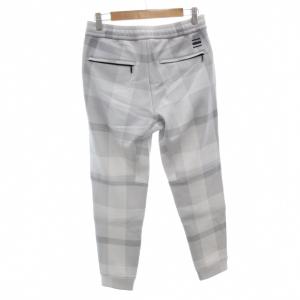 BLACK LABEL CRESTBRIDGE スウェットパンツ ジョガー クロップド チェック M グレー /FF
