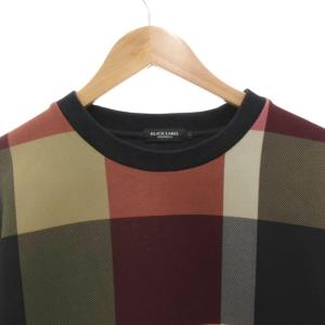 BLACK LABEL CRESTBRIDGE スウェット トレーナー 長袖 チェック ロゴ L マルチカラー /FF