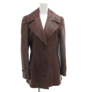 レザージャケット 38 ブラウン