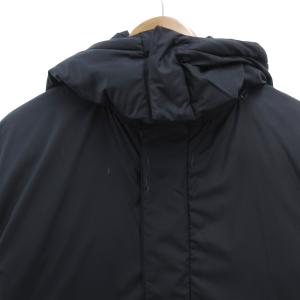 nano universe 24AW anewdown (R)ECOBlue(R)撥水セミロングダウン ジャケット ブルゾン フード