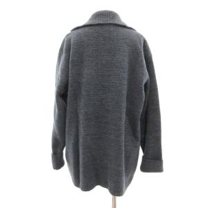 Christian Dior SPORT ヴィンテージ ミックスニット カーディガン 厚手 くるみボタン M ブルーグリーン系 /UO
