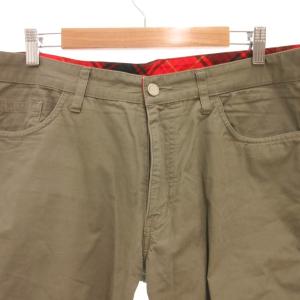 COMME des GARCONS HOMME AD2010 チノパン パンツ ストレ?ト 裏地チェック L ベージュ HF-P068 /FF