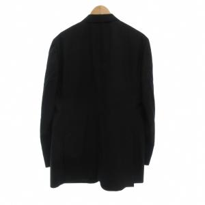 P.S.FA セットアップ スーツ Super 100s ウール ジャケット パンツ AB7 黒 ブラック /UO