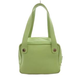 カリーノ ハンドバッグ 手提げ レザー 緑 グリーン /FF