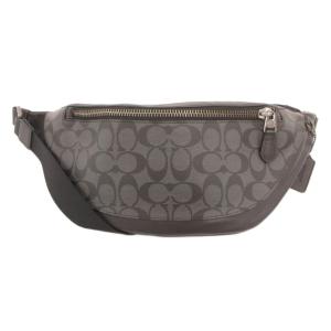 ワーレン ベルト バッグ シグネチャー キャンバス ボディバッグ ブラック系 F78777 /UO