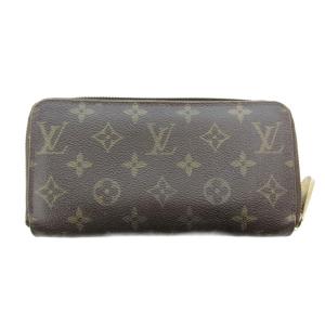 モノグラム ジッピー ウォレット 長財布 ウォレット 総柄 PVCレザー 茶 ブラウン M60017 /FF