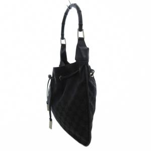 GUCCI バンブー ハンドバッグ GGキャンバス ブラック 001 4033 200047