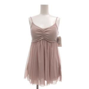 HOME タグ付き チュニック キャミソール チュール F ピンク /UO