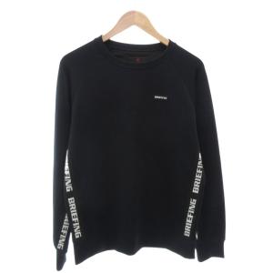 BRIEFING MS SIDE LOGO LINE CREW NECK MS SIDE LINE SLIM PANTS