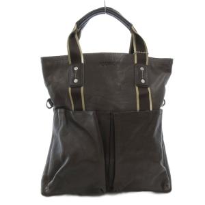2WAY ハンドバッグ ショルダー 手提げ 斜め掛け レザー 茶 ブラウン F70558 /FF