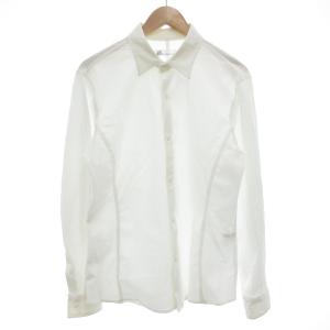 Zero 長袖シャツ カジュアル ストレッチ ナイロン 凹凸 LL 白 ホワイト /GV