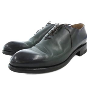 ドレスシューズ グッドイヤーウェルテッド製法 7 1/2 グリーン系