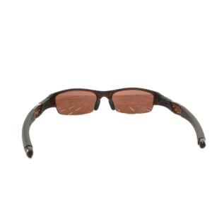 OAKLEY フラックジャケット サングラス アイウェア 眼鏡 偏光 6314 133 茶 ブラウン 12-901J