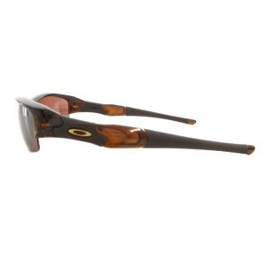 OAKLEY フラックジャケット サングラス アイウェア 眼鏡 偏光 6314 133 茶 ブラウン 12-901J