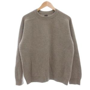 INNOCENT CASHMERE RIB CREW 2 ブラウン系