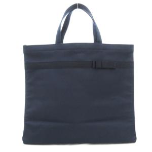 トートバッグ 手提げ リボン ナイロン 紺 ネイビー /FF