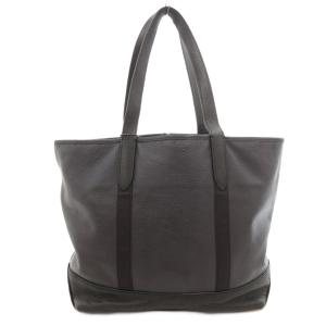 トートバッグ 手提げ ロゴ 型押し レザー 黒 ブラック F23248 /FF