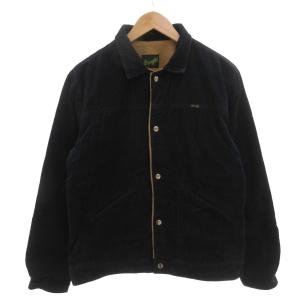 コーデュロイジャケット ブルゾン 裏地ボア L 紺 ネイビー WM1871 /FF