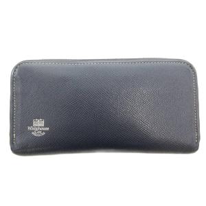 LONG ZIP WALLET LONDONCALF 長財布 ウォレット ラウンドファスナー ロゴ レザー