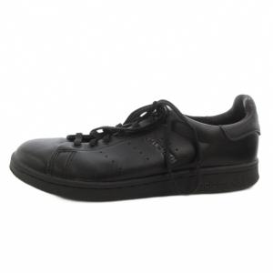 Stan Smith Lux スニーカー シューズ ローカット レザー 23.5cm 黒 ブラック HQ6787