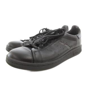adidas Originals Stan Smith Lux スニーカー シューズ ローカット レザー 23.5cm 黒 ブラック HQ6787