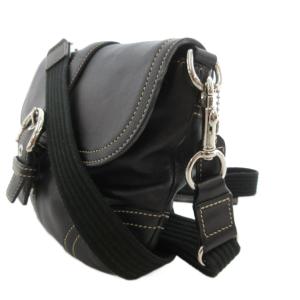 COACH ソーホー ショルダーバッグ 斜め掛け クロスボディ レザー 黒 ブラック 7843 /FF