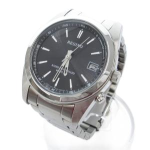 CITIZEN レグノ REGNO 腕時計 ウォッチ 電波ソーラー H415-T017274 文字盤ブラック シルバーカラー