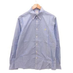 1818 オックスフォードシャツ 長袖 ボタンダウン M 青 ブルー /JS