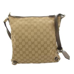 GUCCI アビー ショルダーバッグ GGキャンバス ベージュ 131326 467891