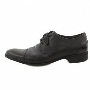 LANVIN COLLECTION ビジネスシューズ 革靴 レザー ストレートチップ 26.5 黒 ブラック 83368