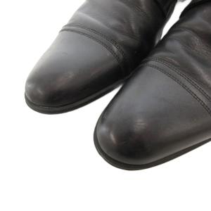 LANVIN COLLECTION ビジネスシューズ 革靴 レザー ストレートチップ 26.5 黒 ブラック 83368