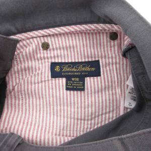 Brooks Brothers チノパンツ テーパード ジップフライ ストレッチ W36 グレー /GV