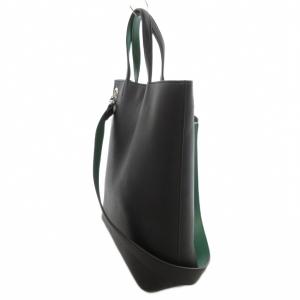 UNITED ARROWS VERTICAL ベーシック トートバッグ 2WAY ショルダーバッグ 手提げ 斜め掛け レザー バイカラー