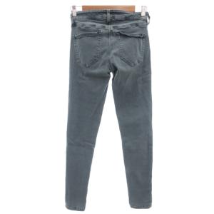 DIESEL SLANDY ANKLE デニムパンツ スキニー アンクル丈 ジップフライ W27 ブルー系 チャコールグレー
