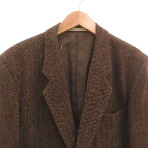 Papas Harris Tweed MANIERE DE E3MING テーラードジャケット ブレザー ヘリボーン