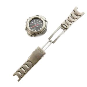 CASIO G-SHOCK ジャンク品 MR-G 腕時計 クォーツ アナログ チタン 銀色 シルバーカラー MRG-121T-1A
